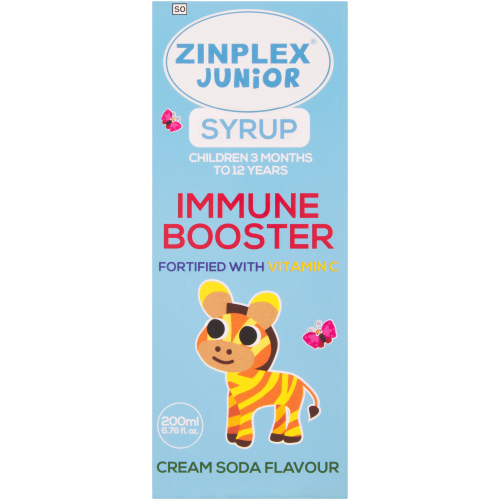 ZINPLEX JNR SYRUP XYLITOL VIT D3 BERRY 200ML